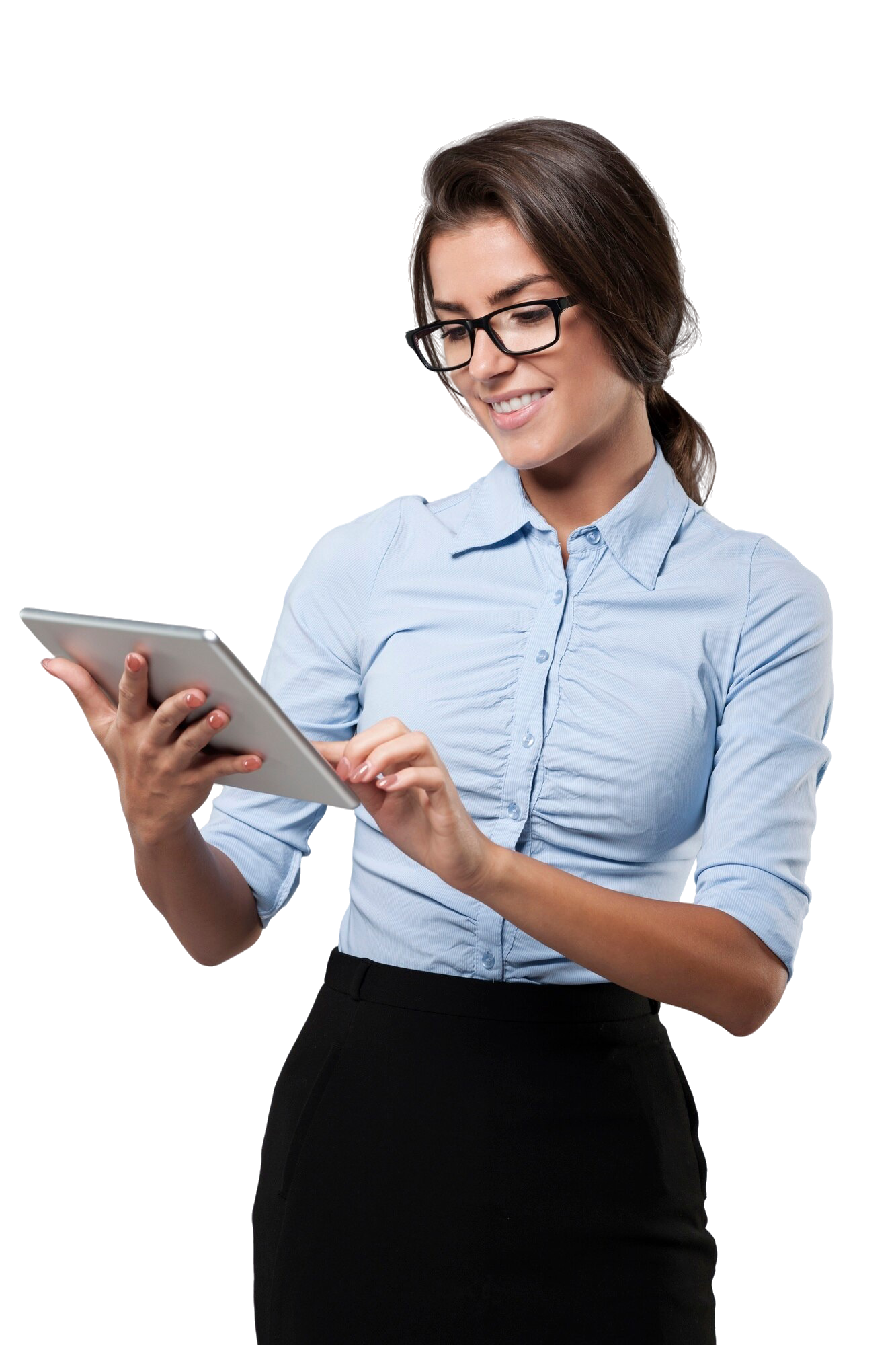 Woman with laptop